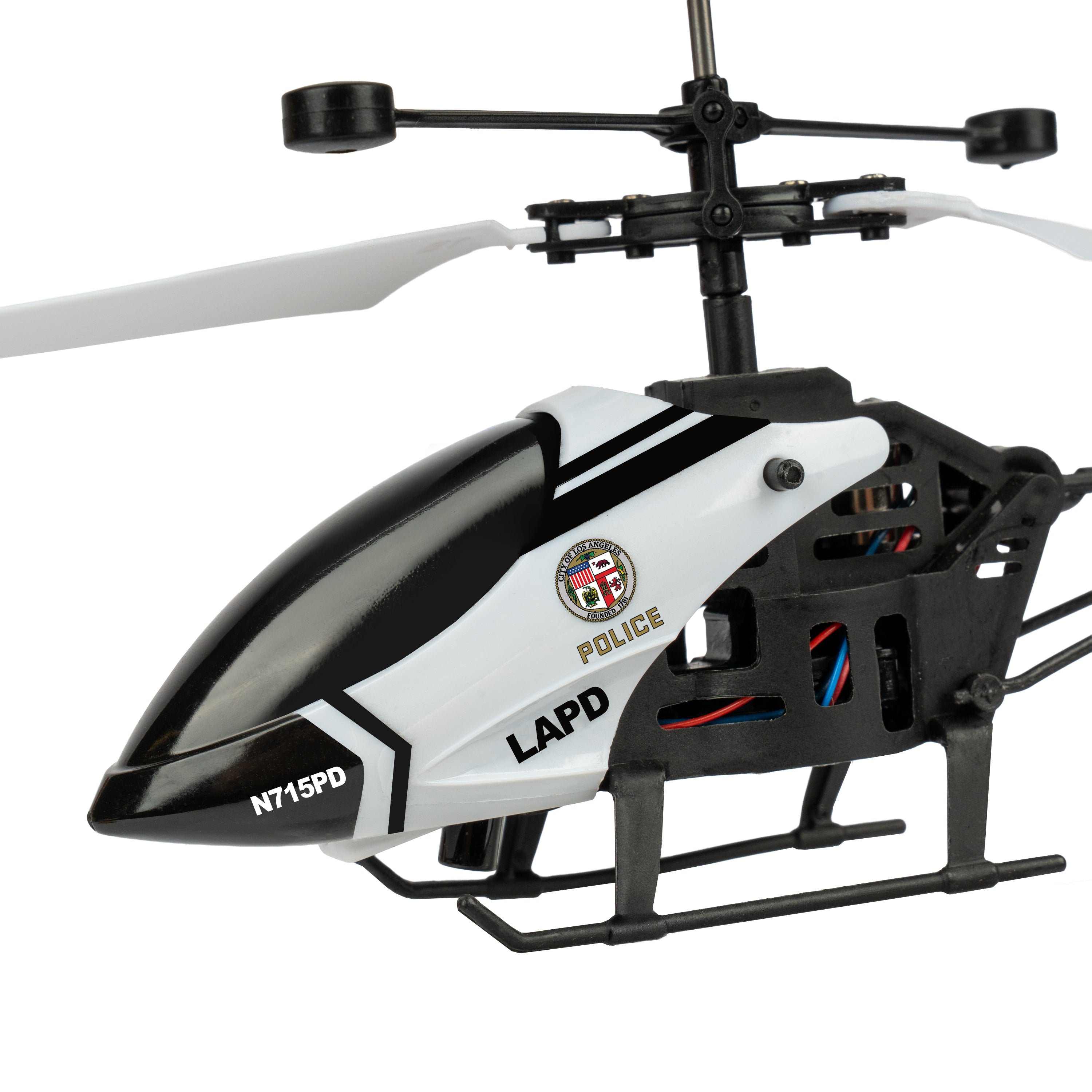 2 Pack - RC Lamborghini Aventador Police and LAPD RC Heli Pursuit RC Set