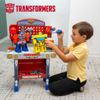 Transformers Rescue Bots Academy Tool Bench Playset with Take Apart Robots (68 Pieces)