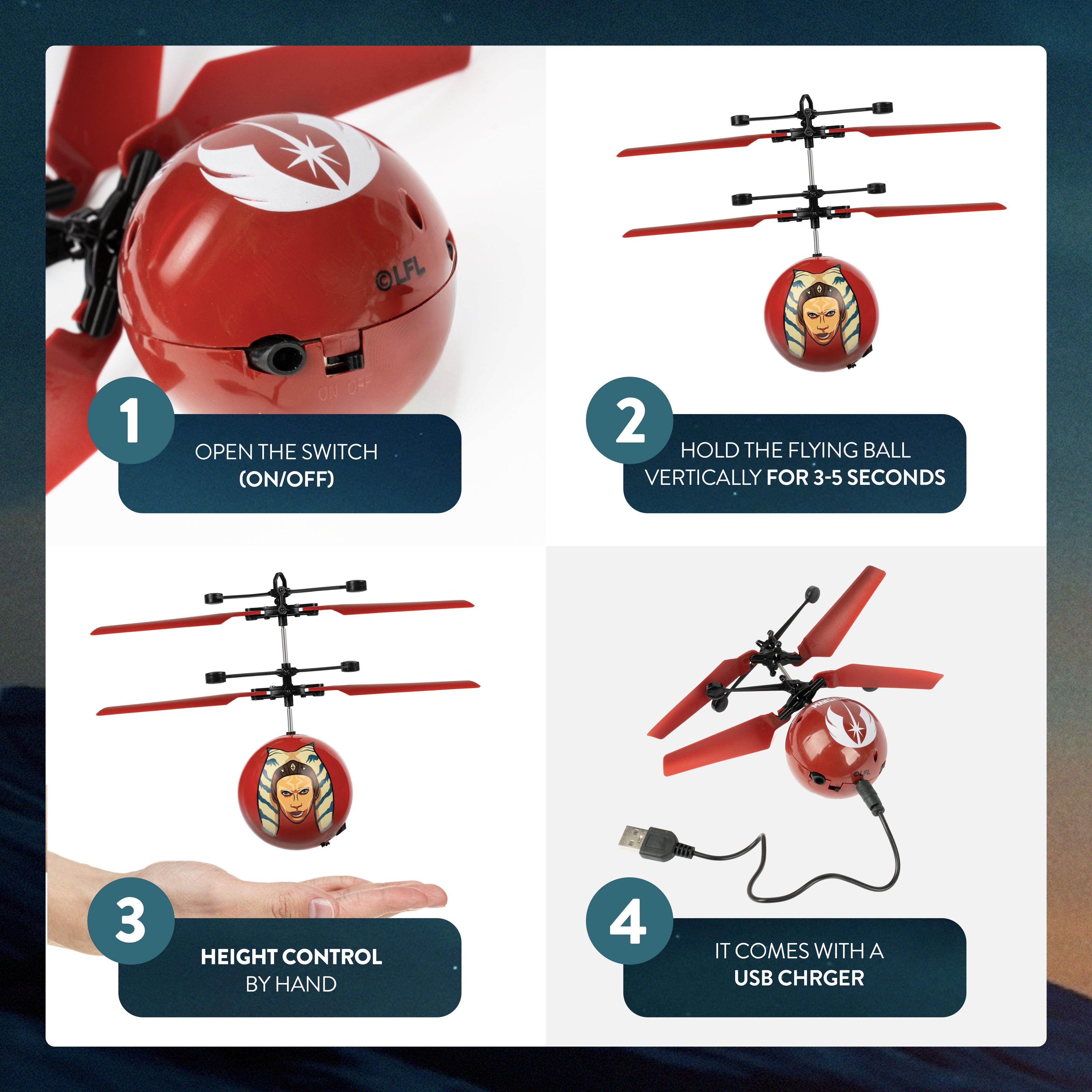 Mandalorian Ahsoka Tano Heli Ball