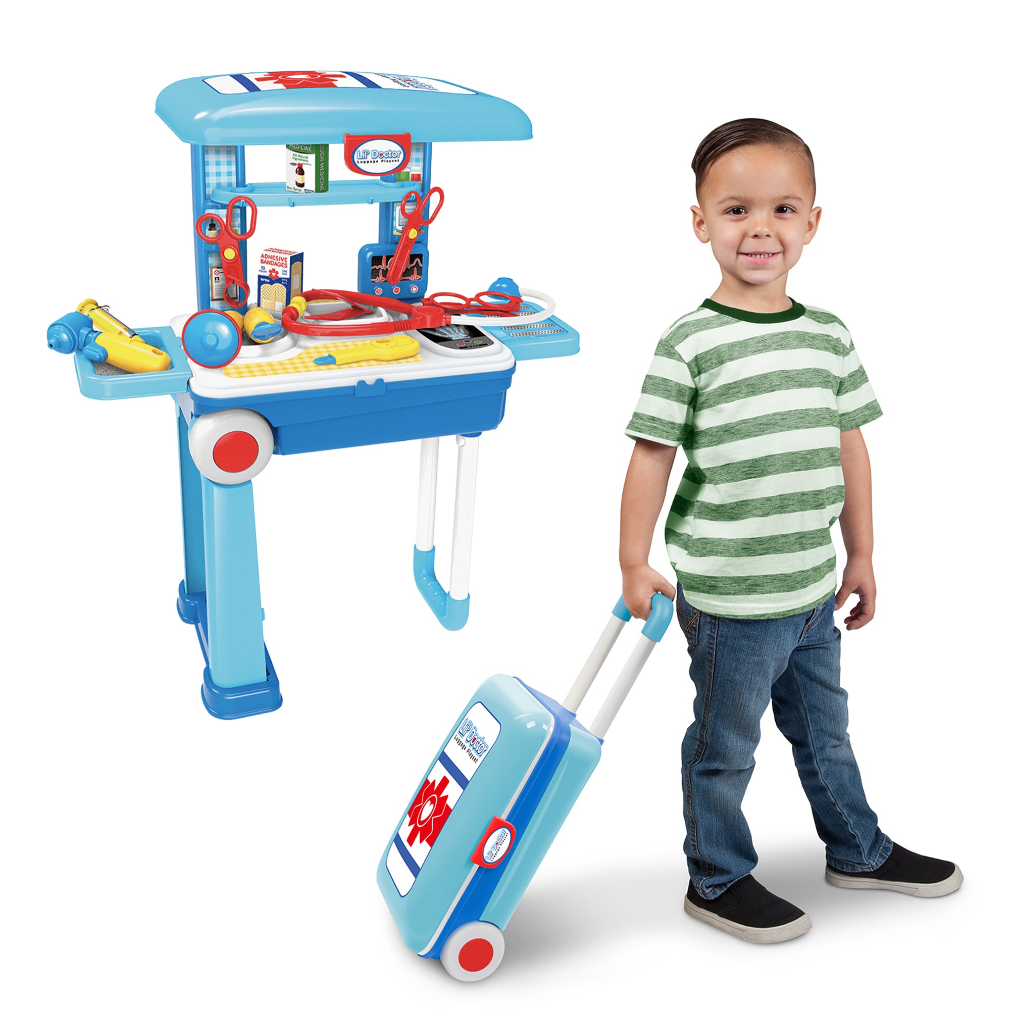 Lil' Doctor Luggage Playset (23 Piece) | HobbyTron™ – World Tech Toys