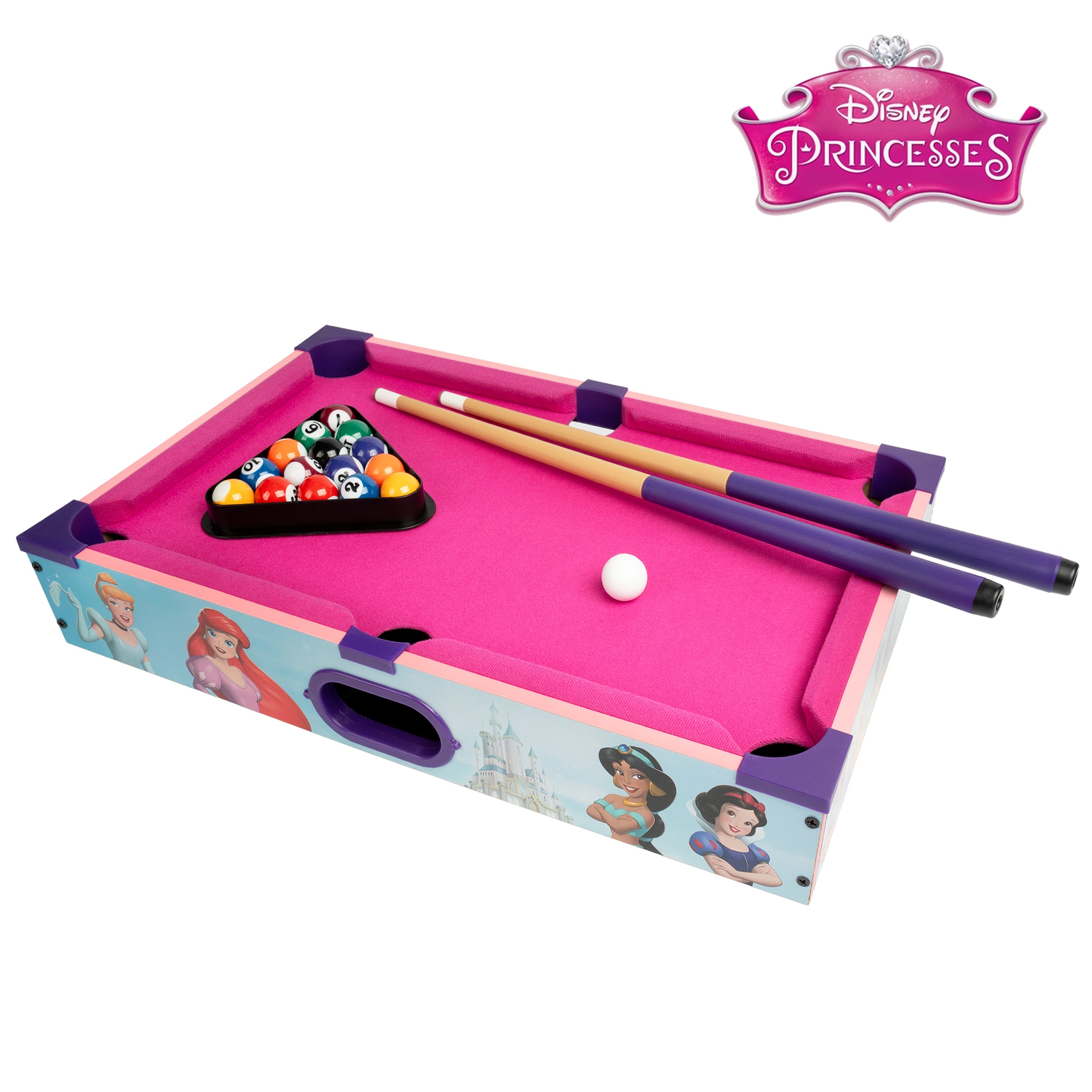 Disney Princess Wooden Tabletop Pool Table