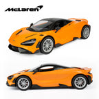 Coche RC McLaren 765LT 1:10 de 2,4 GHz con batería recargable