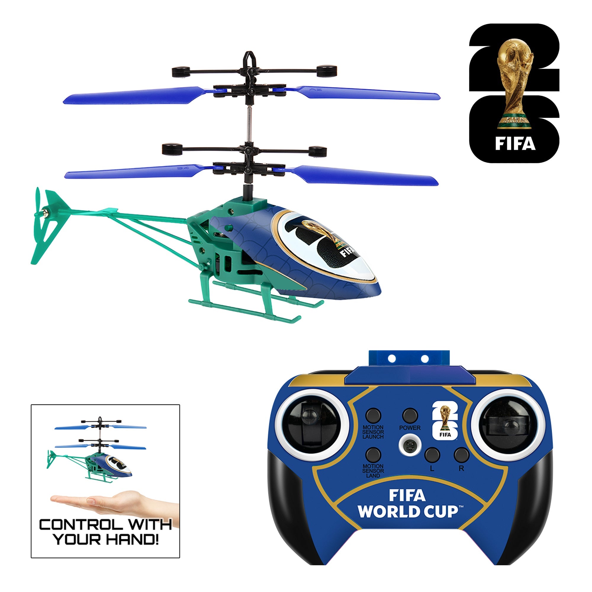 Fifa 2Ch Mini IR Remote Control Helicopter