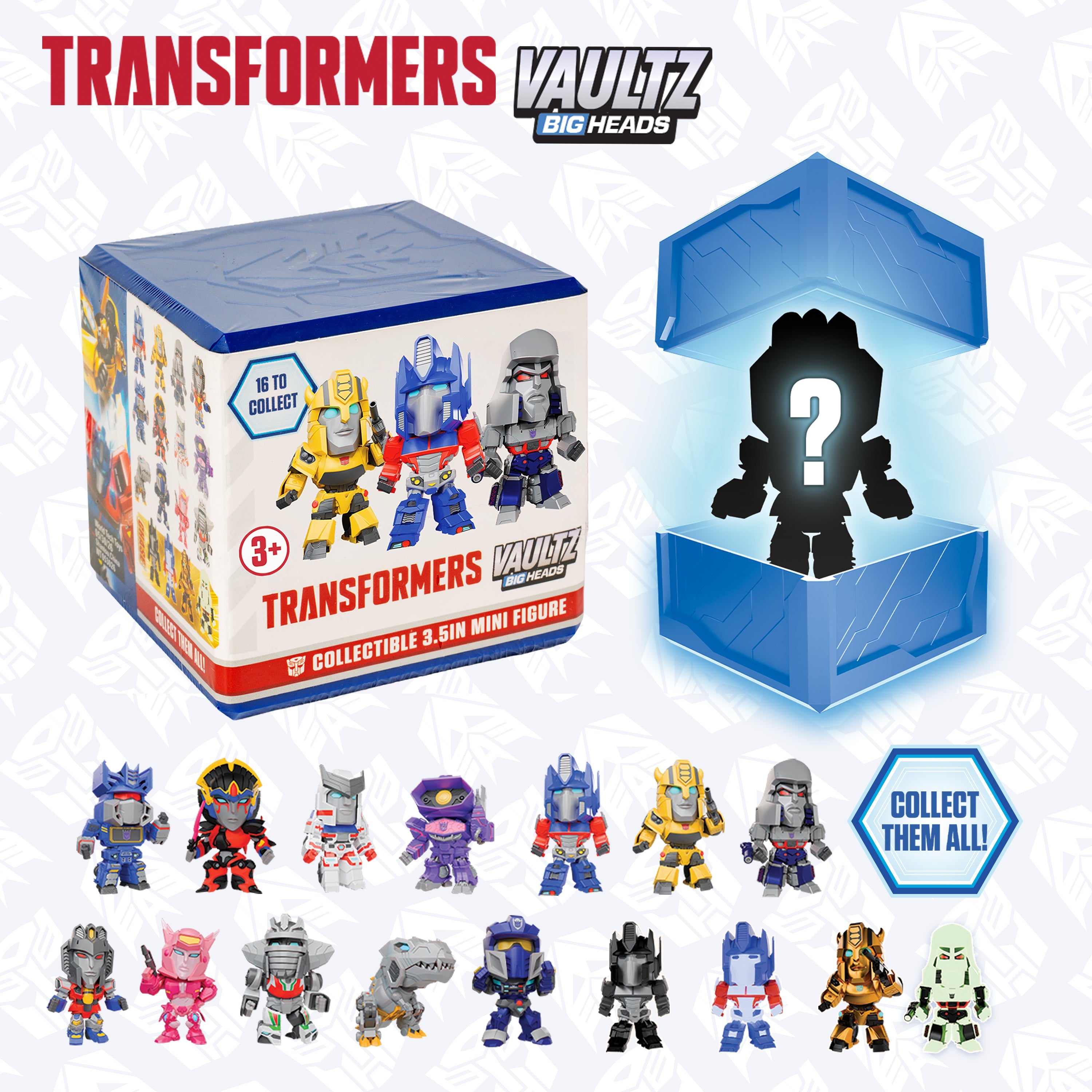Transformers Collectible 3.5in Mini Figure PDQ Display 16PK