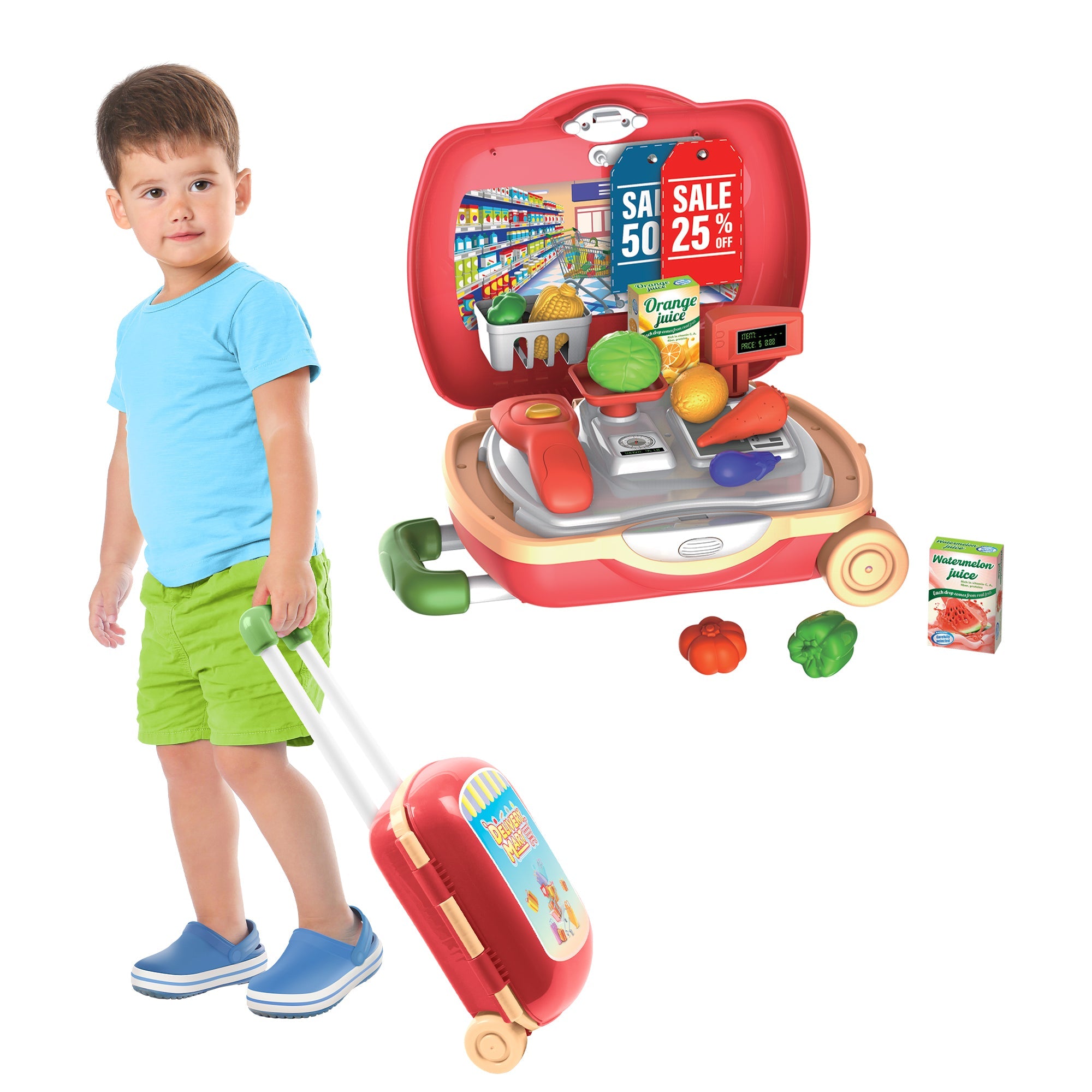 Juego de equipaje de supermercado (20 piezas)