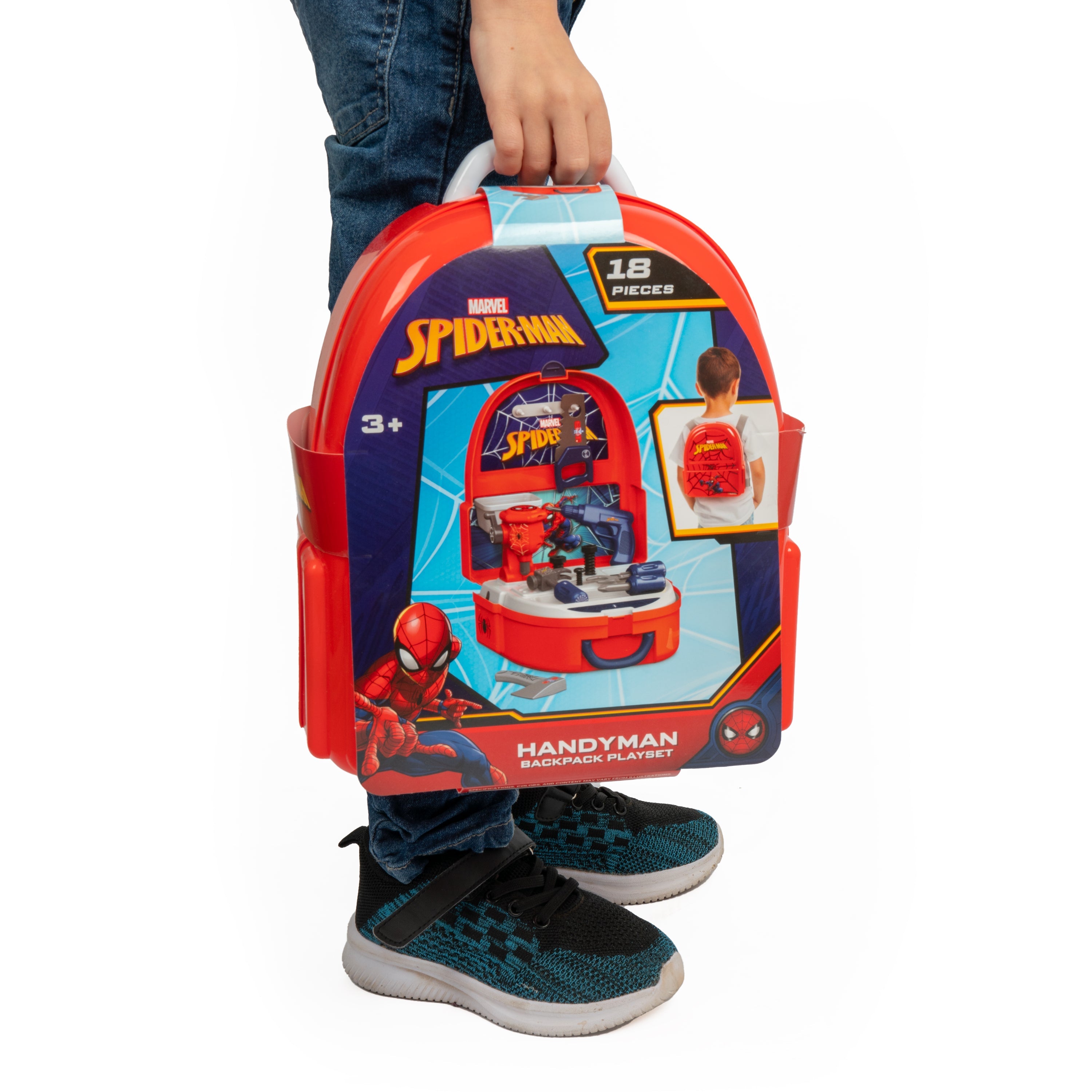 Spider-Man Handyman Backpack 18 Piece Tool Set