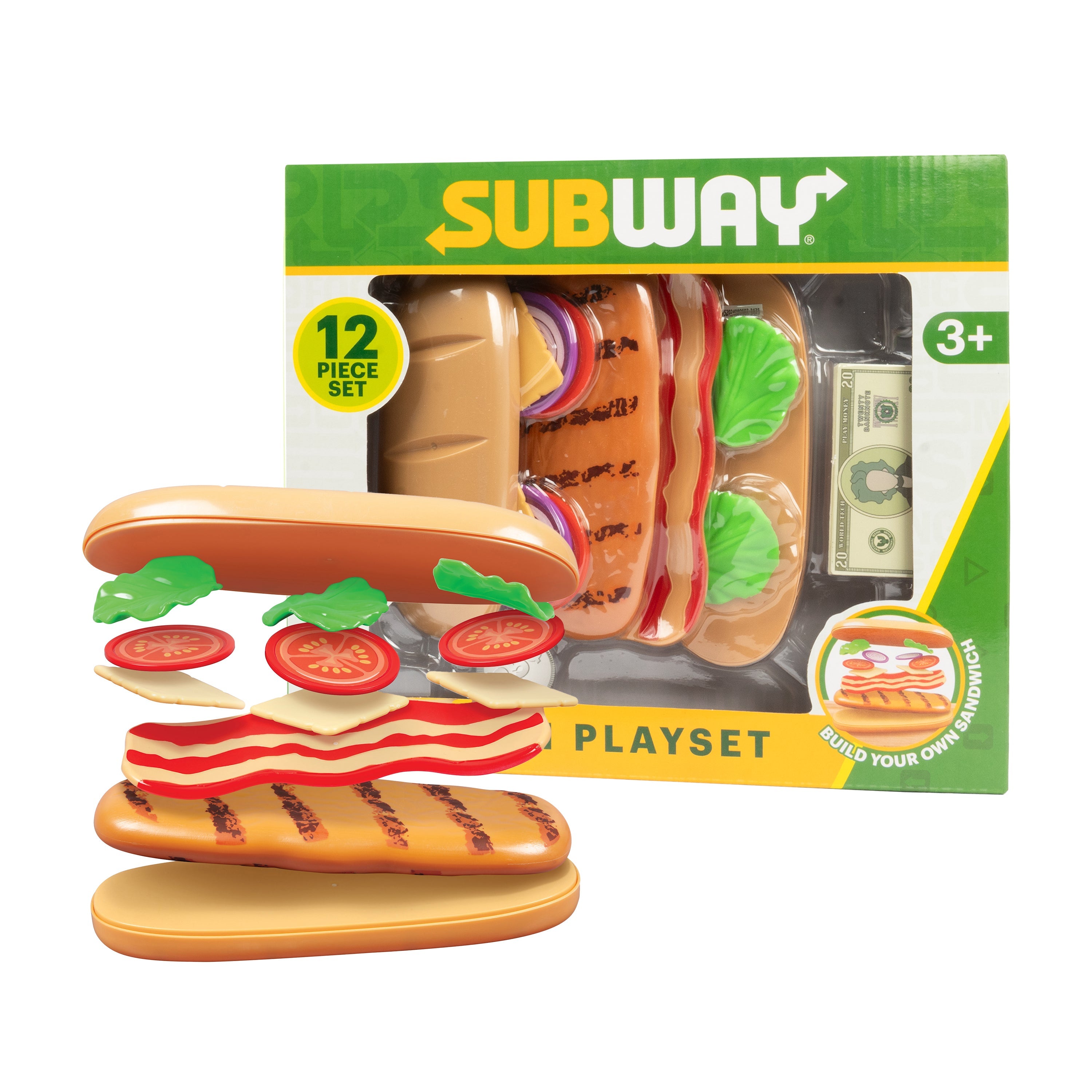 Juego de sándwiches Subway (Set de 12 piezas)