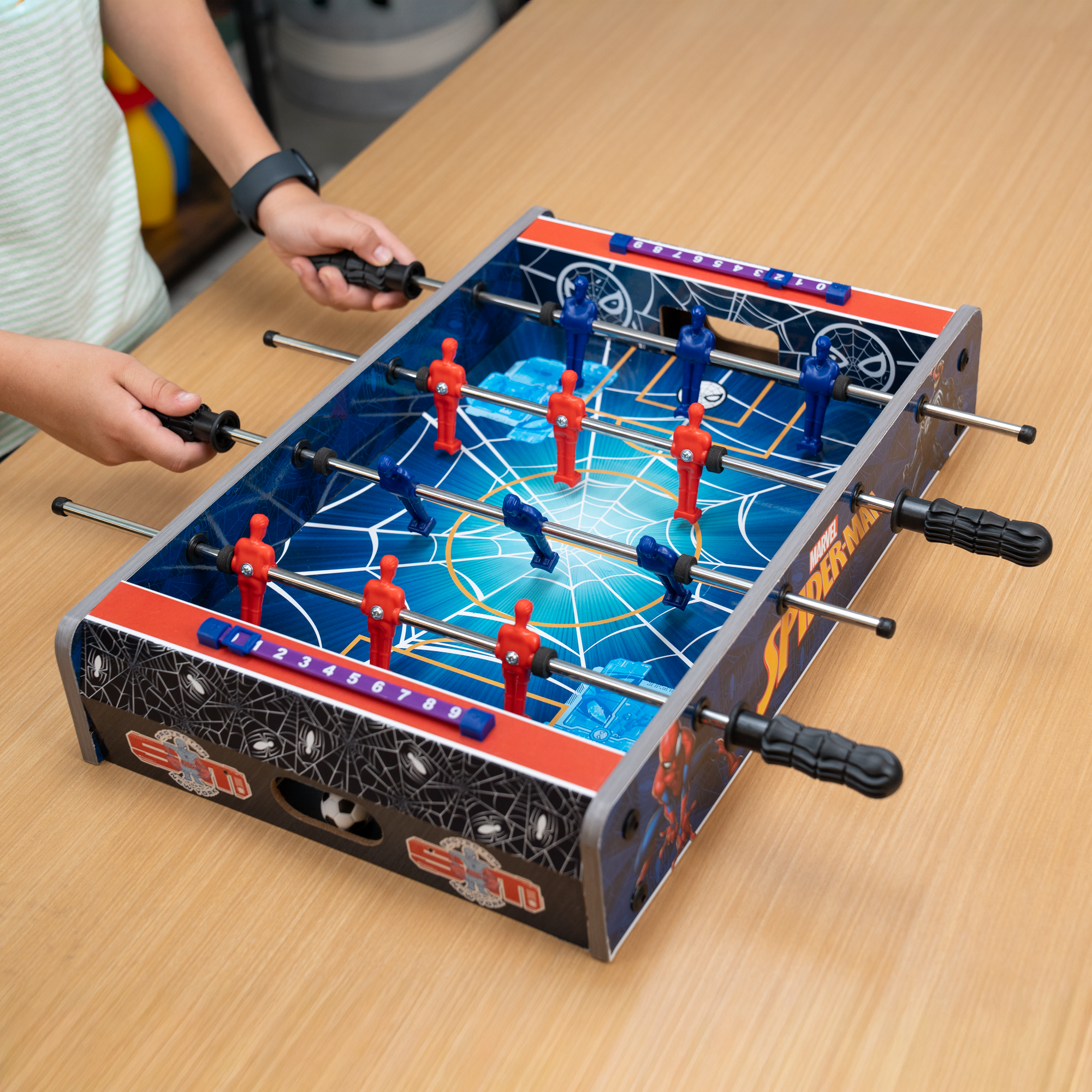 Spider-Man Tabletop Wooden Foosball Game