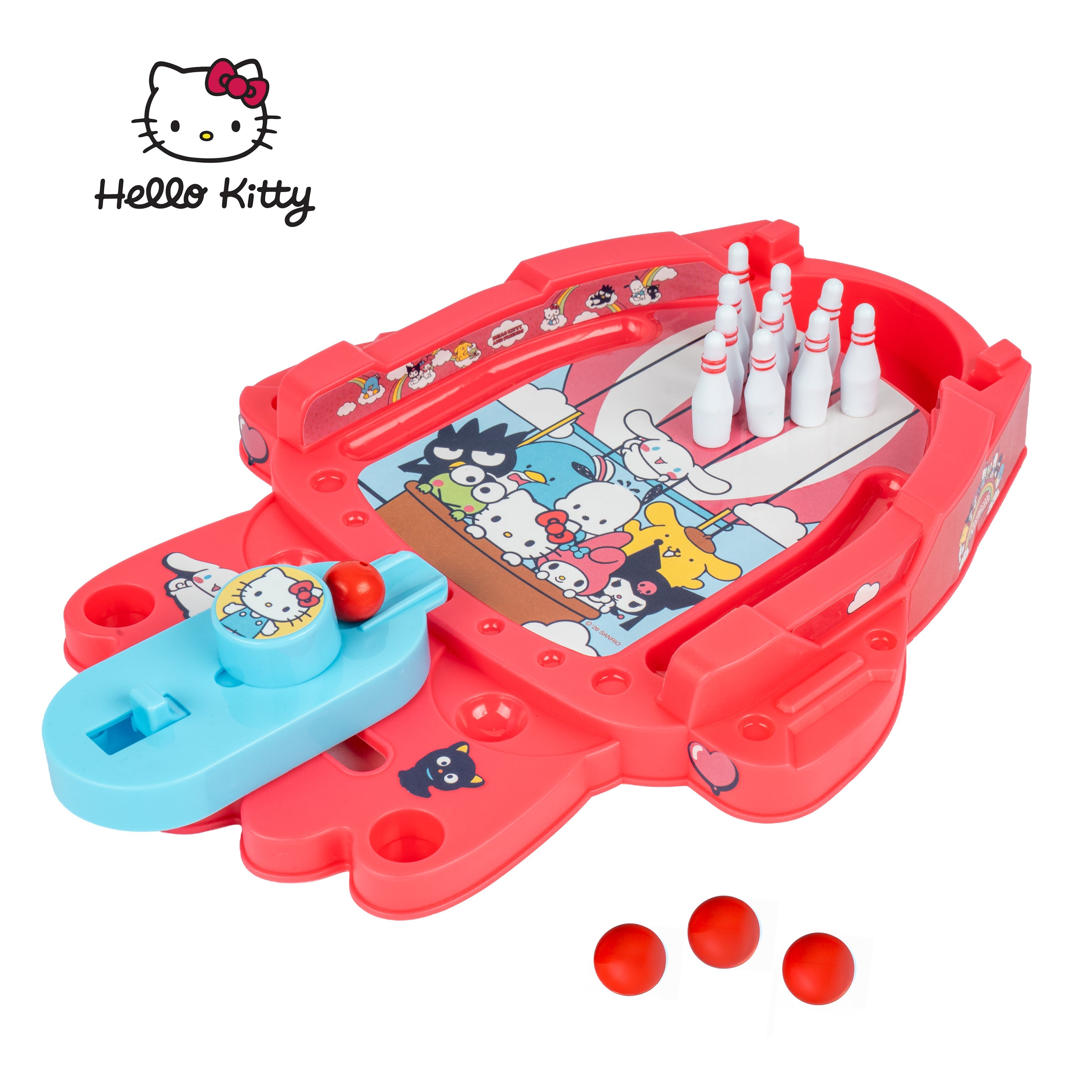 Hello Kitty Mini Tabletop Bowling Game