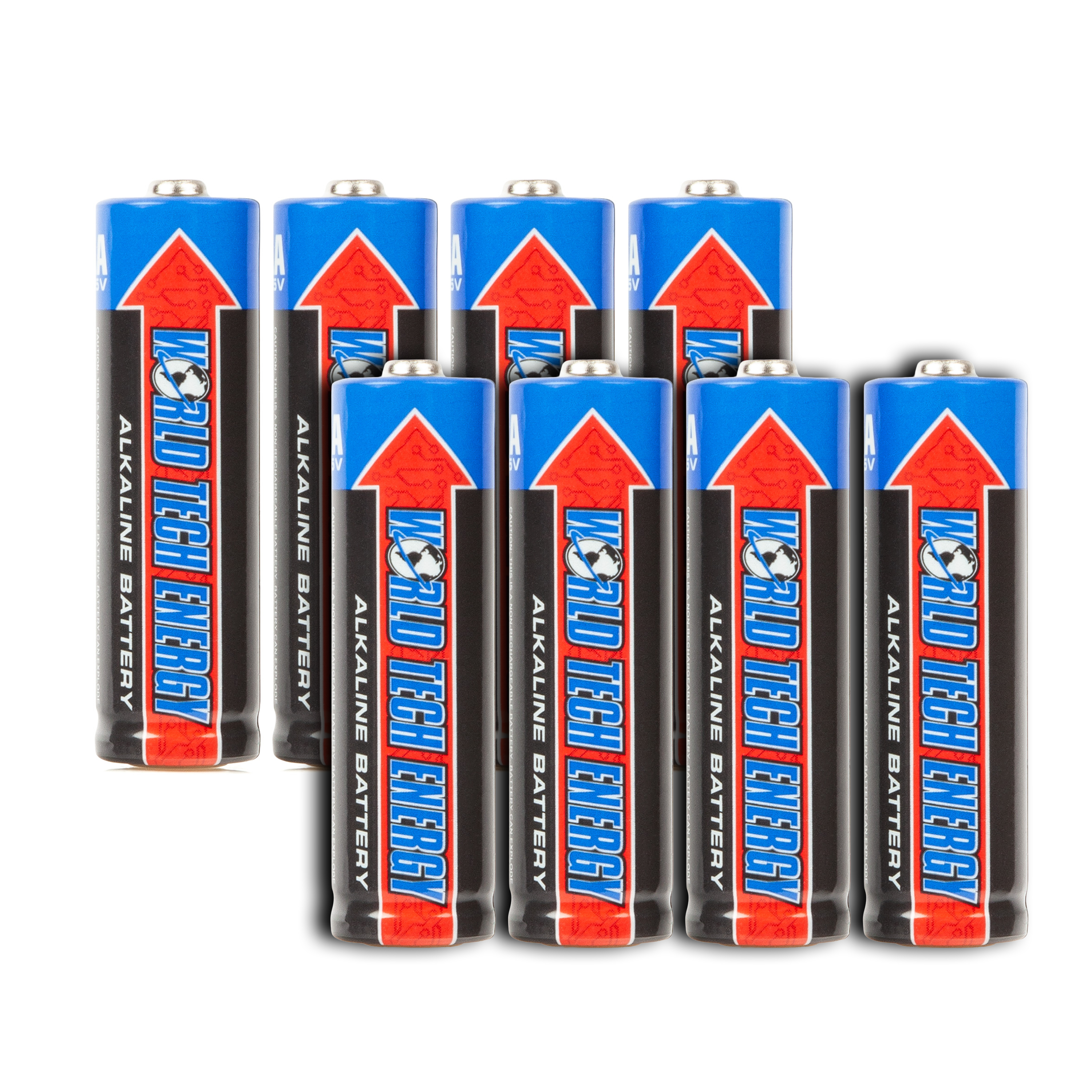 Pila alcalina AA de 1,5 V, paquete de 8 unidades