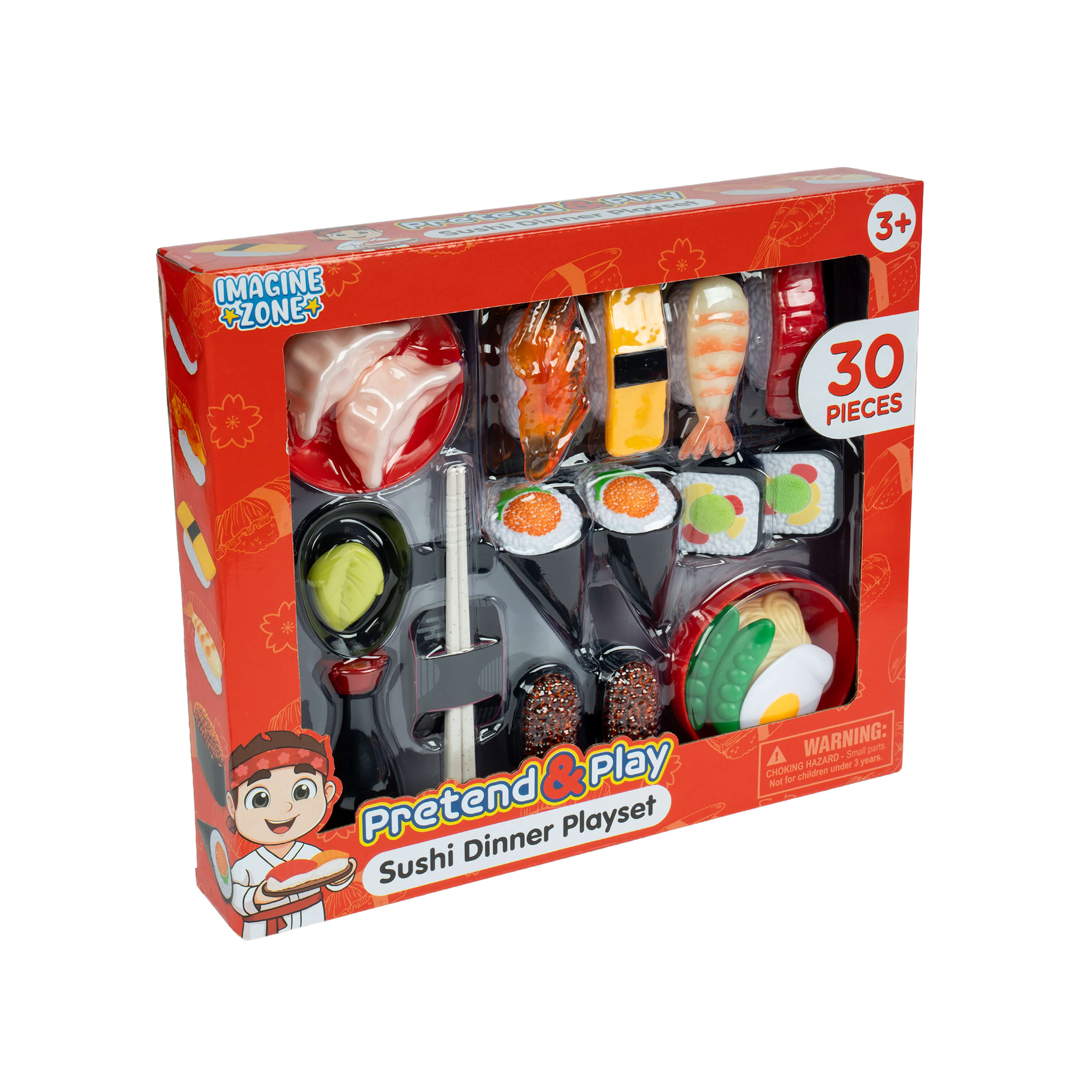 Pretend & Play Sushi Dinner playset (30 pieces)