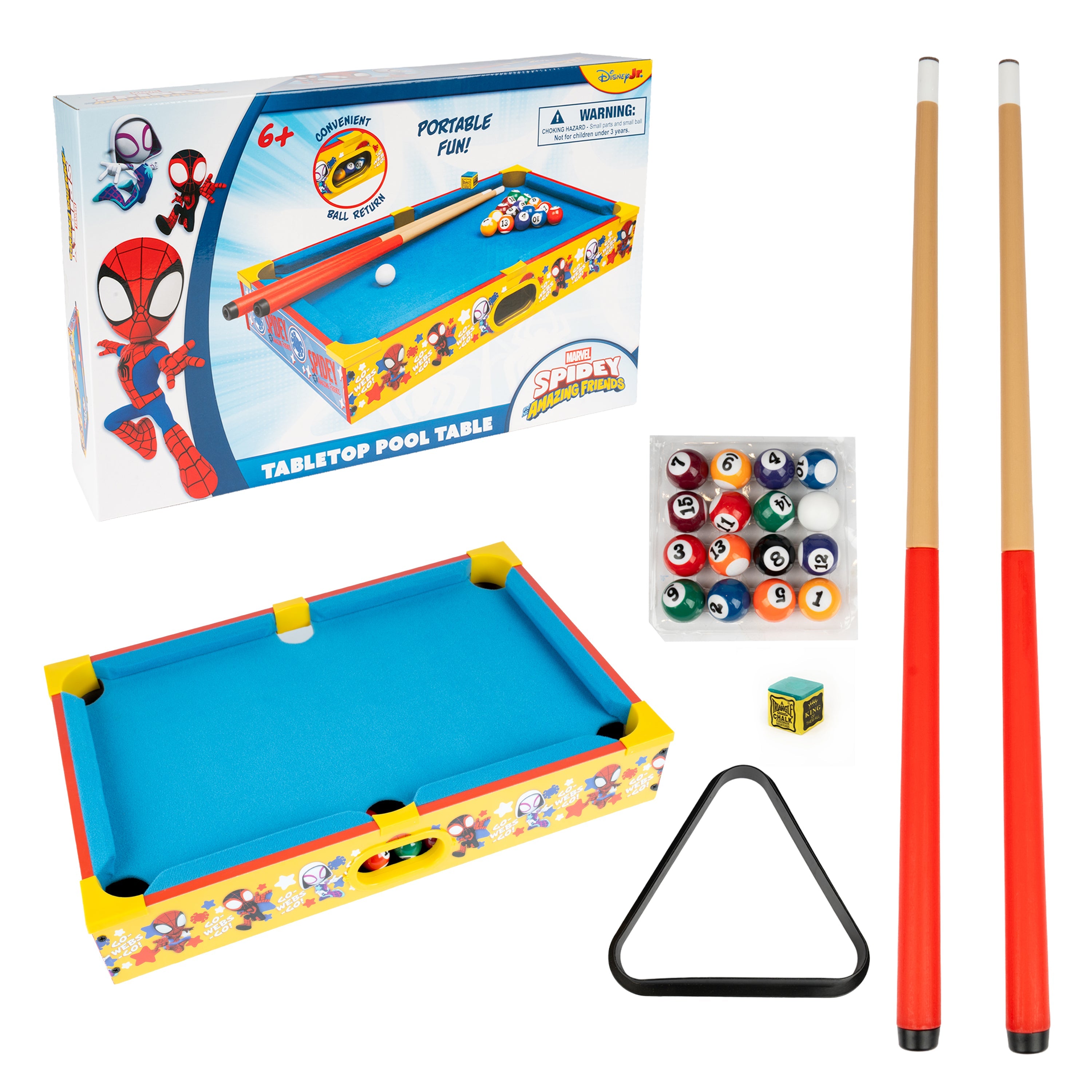 Spidey and His Amazing Friends Tabletop Pool Table
