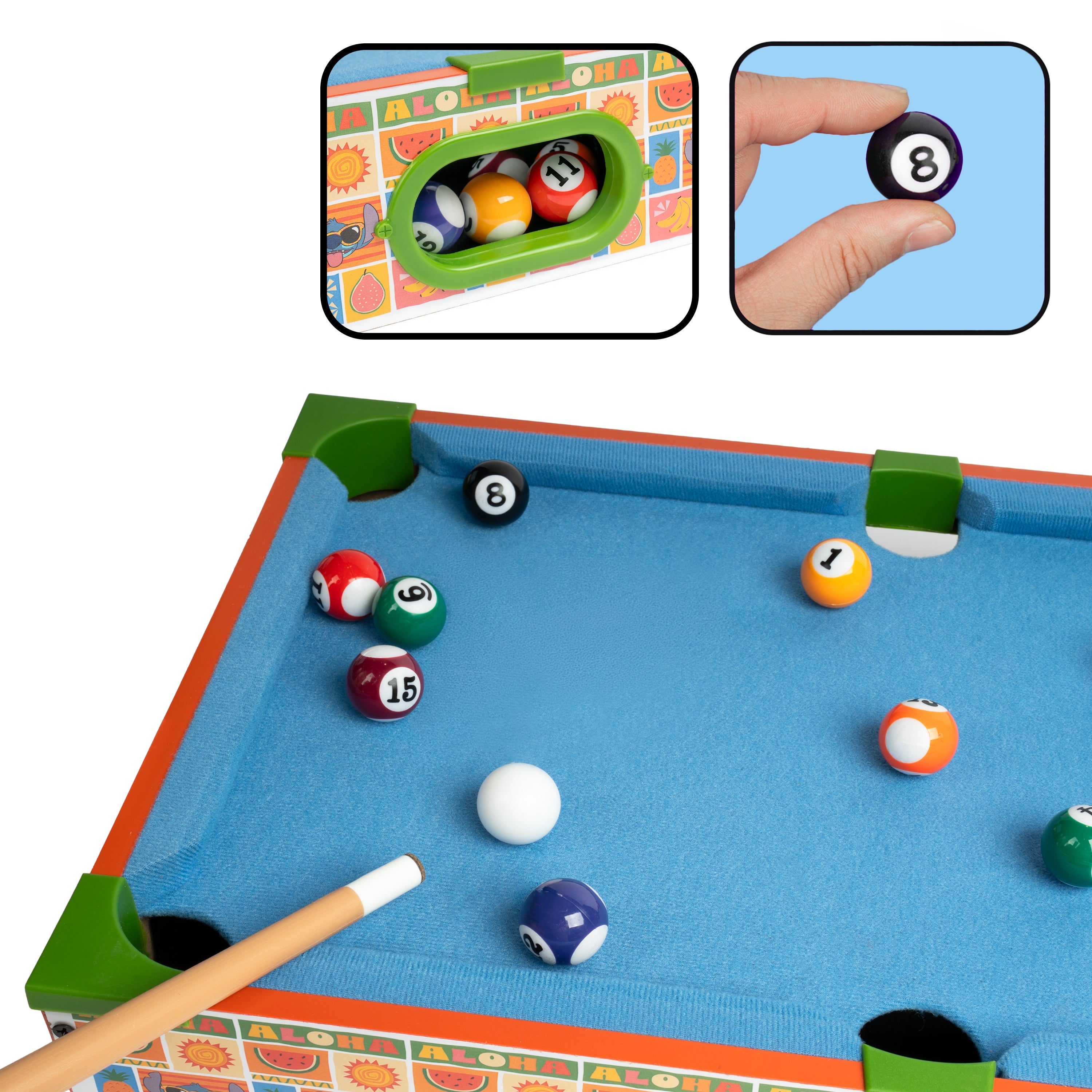 Stitch Wooden Tabletop Pool Table