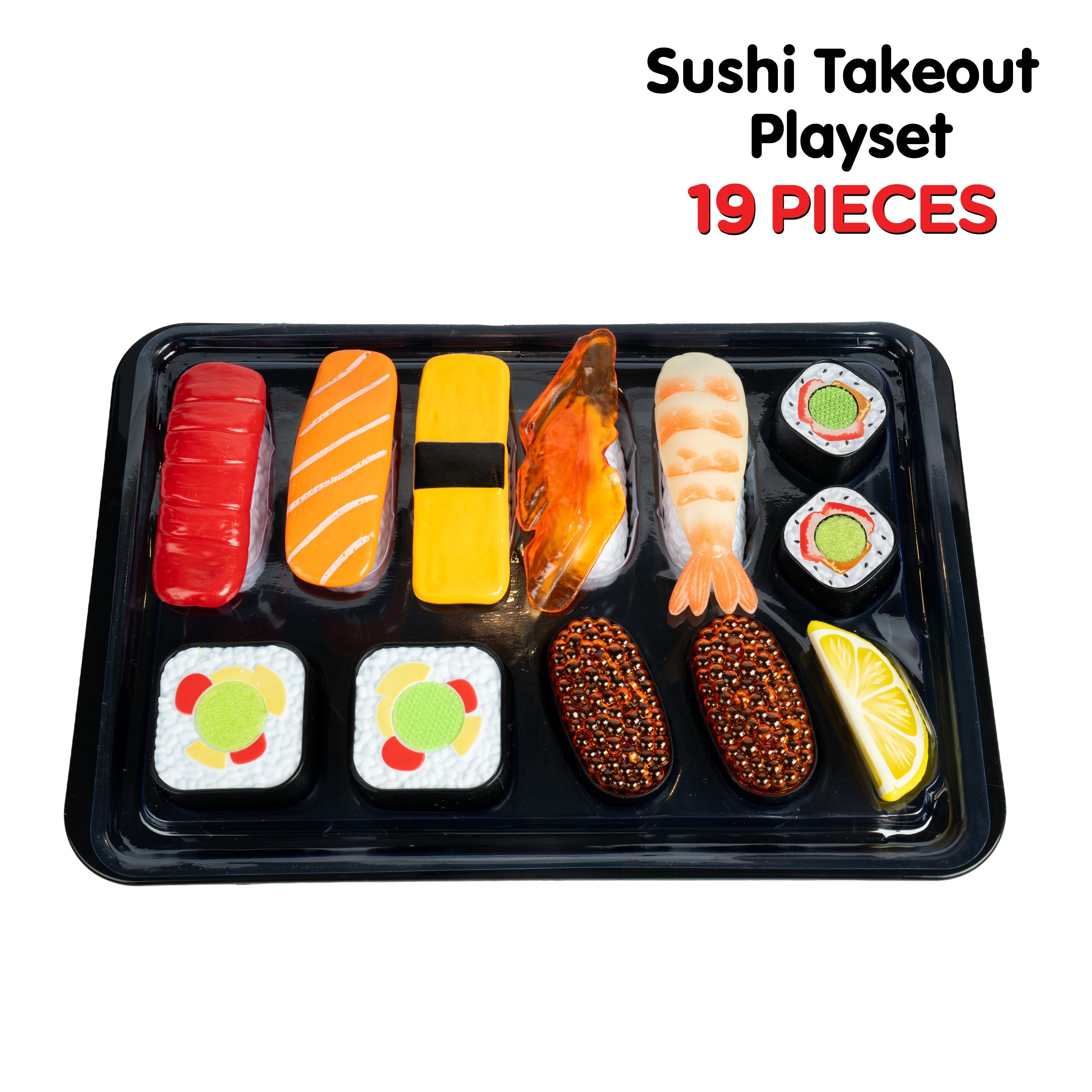 Pretend & Play Sushi Takeout playset (19 pieces)