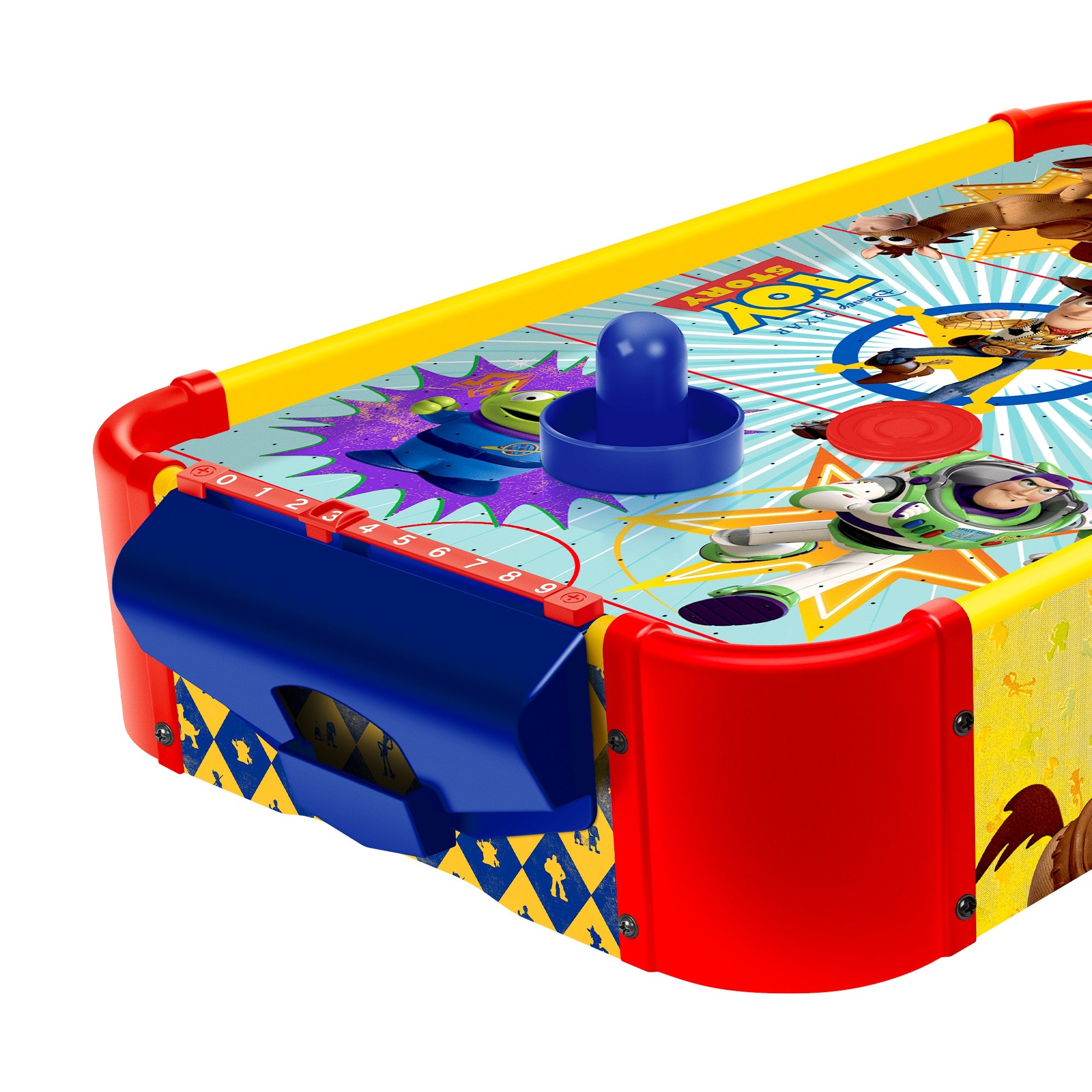 Mesa de hockey de aire de madera Toy Story - Woody y Buzz Lightyear