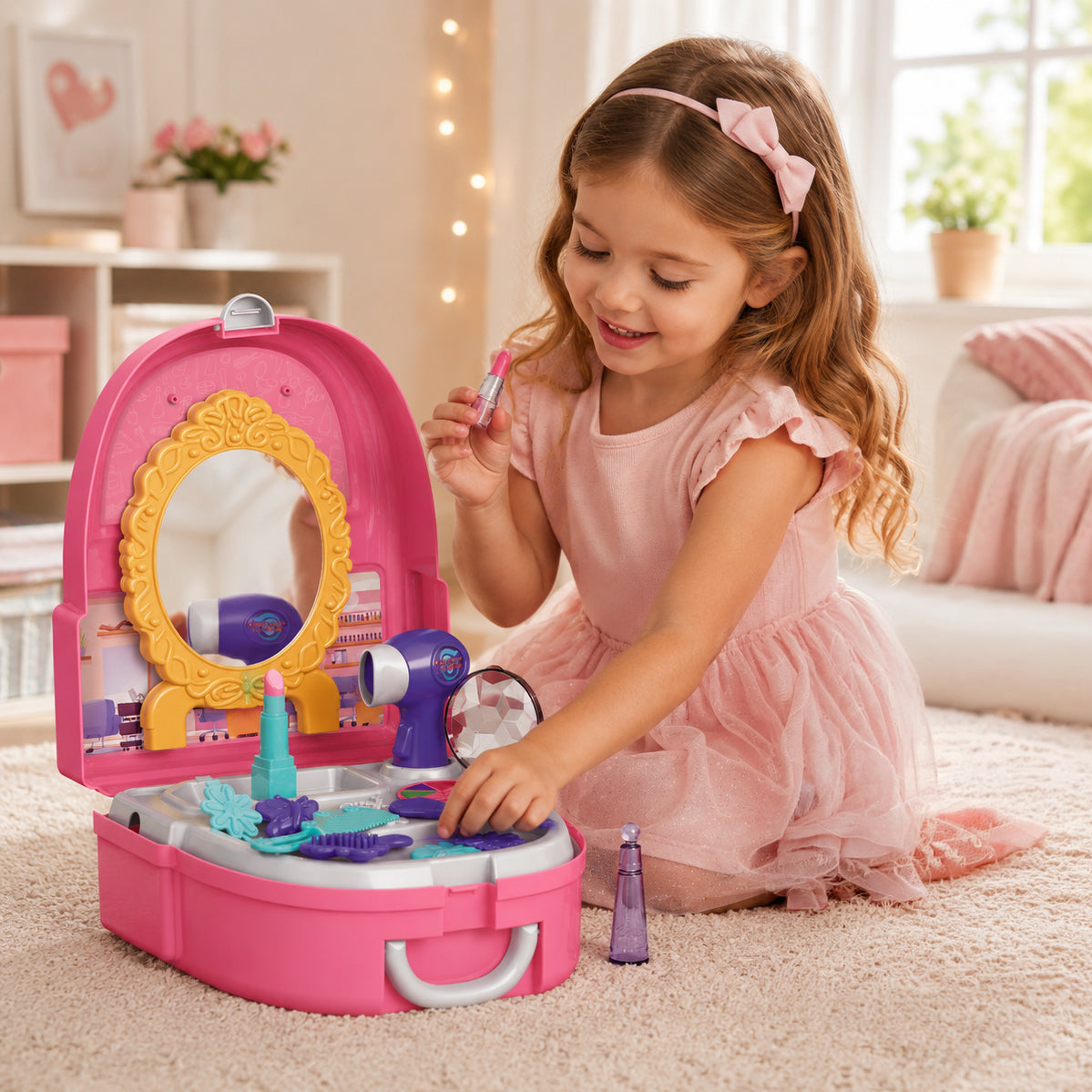 Juego de spa de belleza Dazzle & Delight para niños (19 piezas)