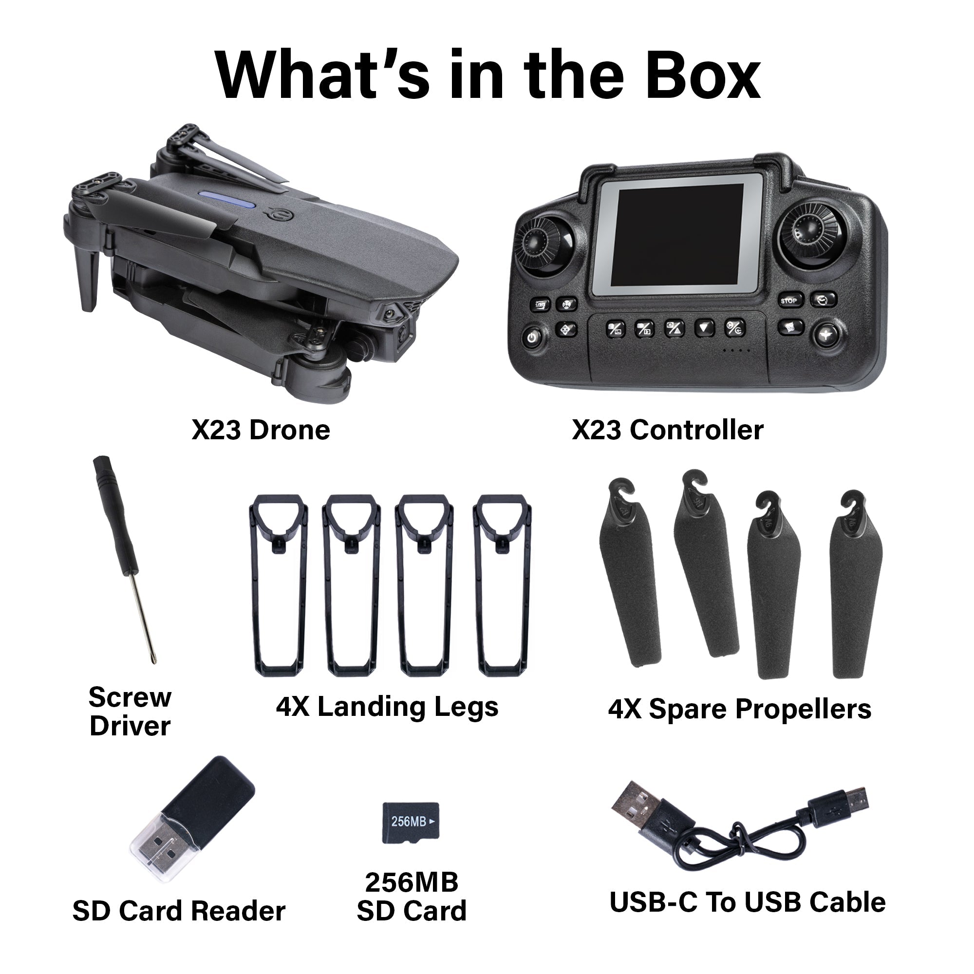 X23 Live Feed Drone 2.4Ghz Remote Control Quadcopter