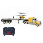 Helicóptero y camión Mega Hauler Gyro RC [paquete de 2]