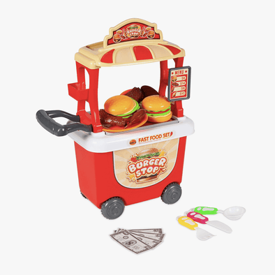 Burger Stop Cart Playset