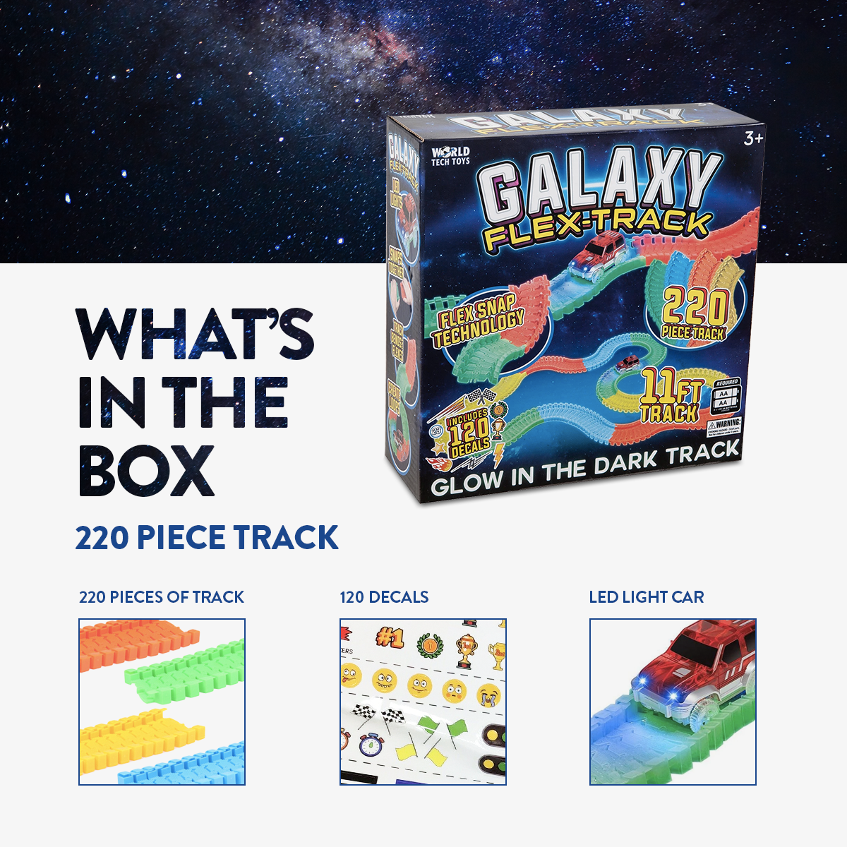 Mega galaxy flex track deals