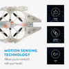 Star Wars Millennium Falcon Motion Sensor UFO Spaceship