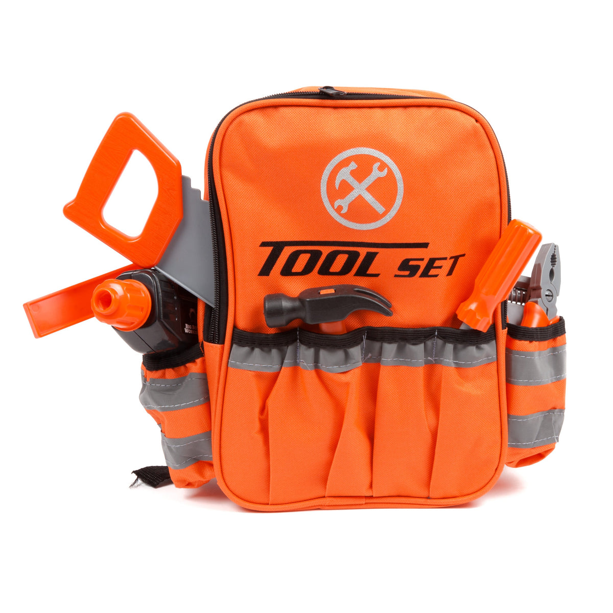 Big Boy's Workshop 28-Piece Tool Backpack Playset – World Tech Toys