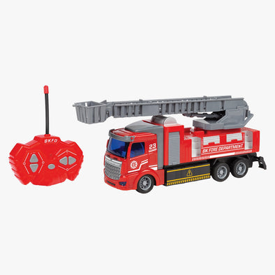 Big Kid's Fire Department RC Ladder Truck [1:48]