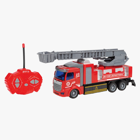 Big Kid's Fire Department RC Ladder Truck [1:48]