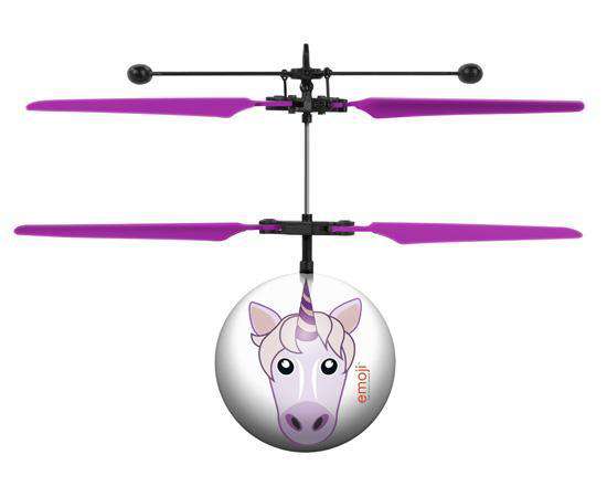 World Tech Toys Emoji Unicorn IR UFO Heli Ball