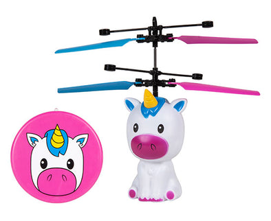 World Tech Toys Unicorn 3.5 Inch Flying Figure UFO Big Head Helicopter
